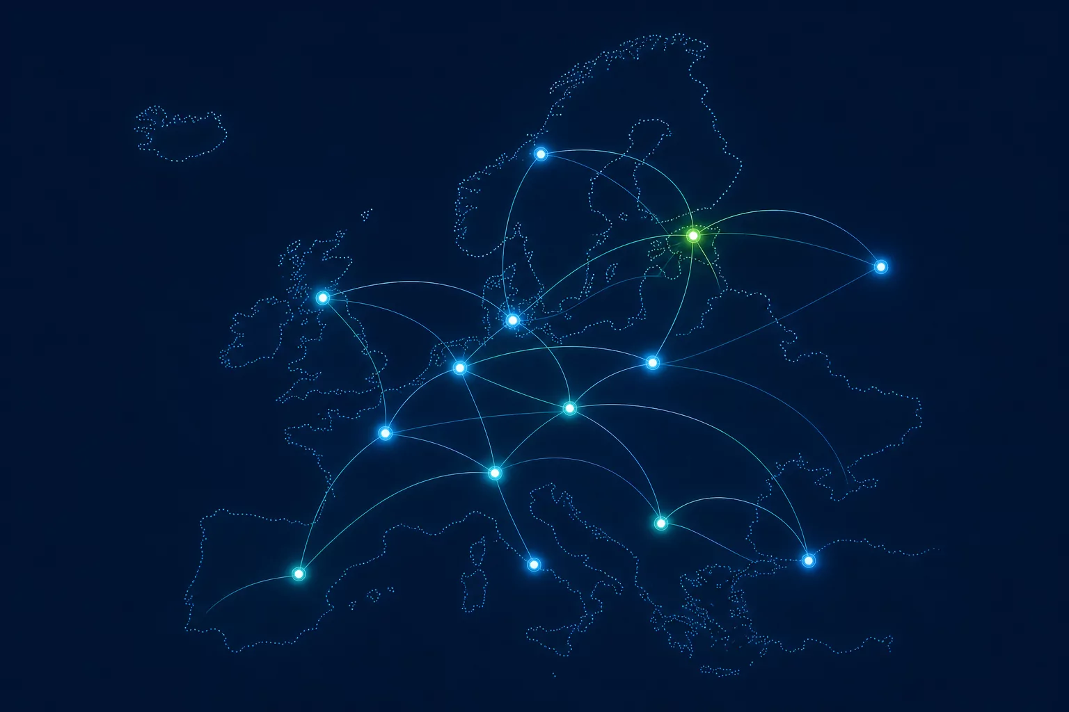 Beachhead in the Baltics, expansion along existing European innovation networks.